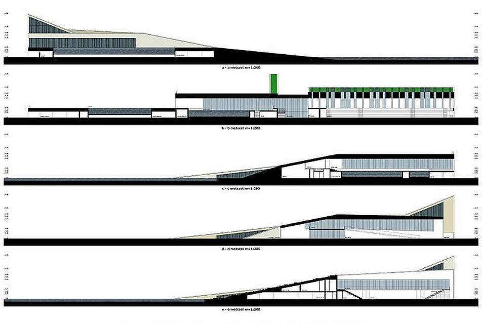 Budaörs városi uszoda-sportcsarnok - országos nyílt építészeti tervpályázat eredménye