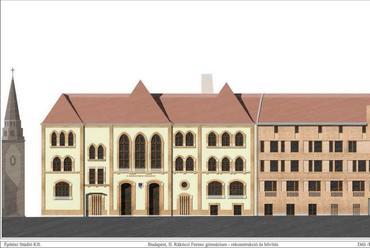 II. Rákóczi Ferenc Gimnázium rekonstrukció - építész: Keller Ferenc, Sólyom Benedek 