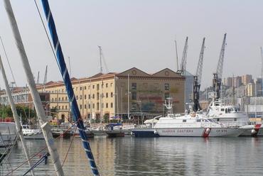 Genova, Porto Antico, Gyapot raktárházak (Magazzini del cotone), Il Bigo, Renzo Piano