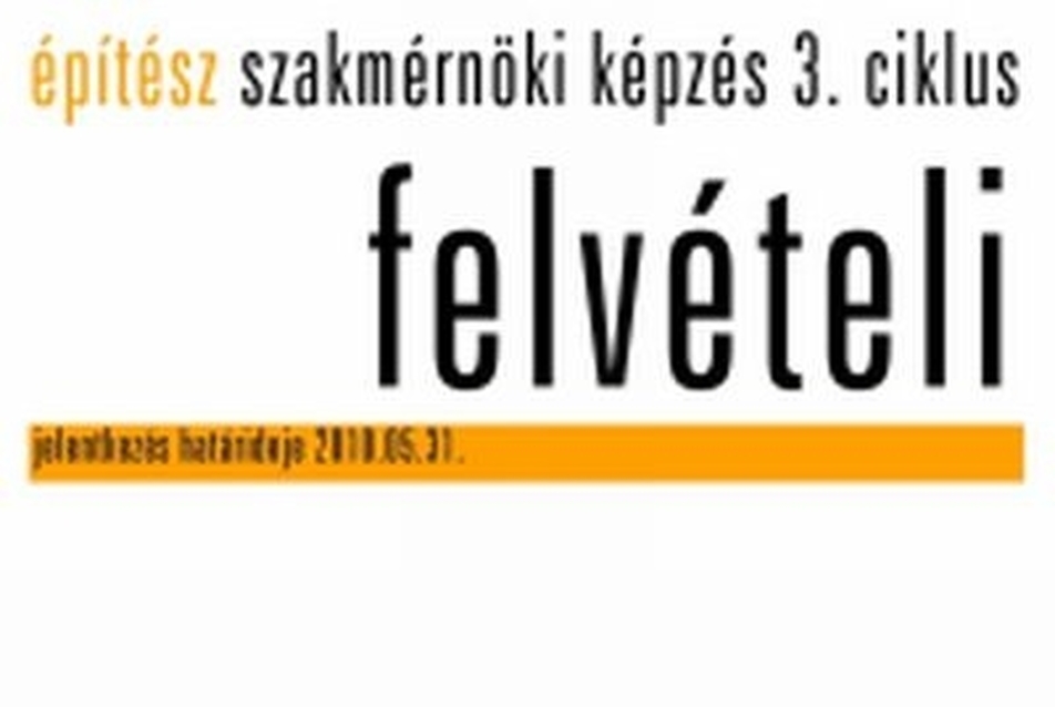 Felvételi a Mesterkurzus 3. ciklusára