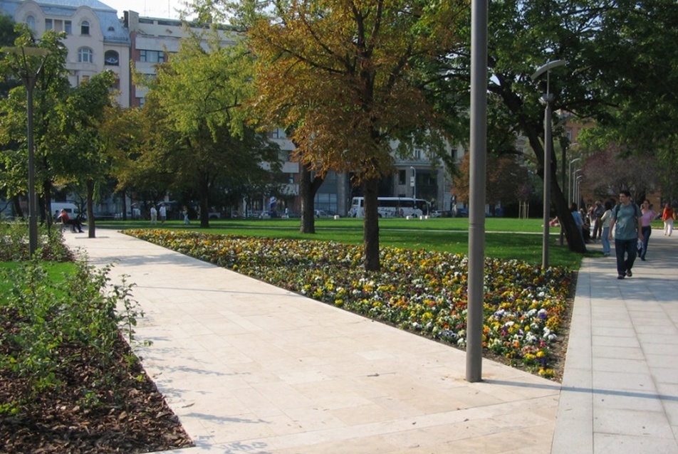 Erzsébet tér, park - S-Tér Kft.