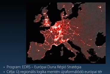 Duna  Régió - Budapest Metropolisz térség, részlet az előkészítő  anyagból