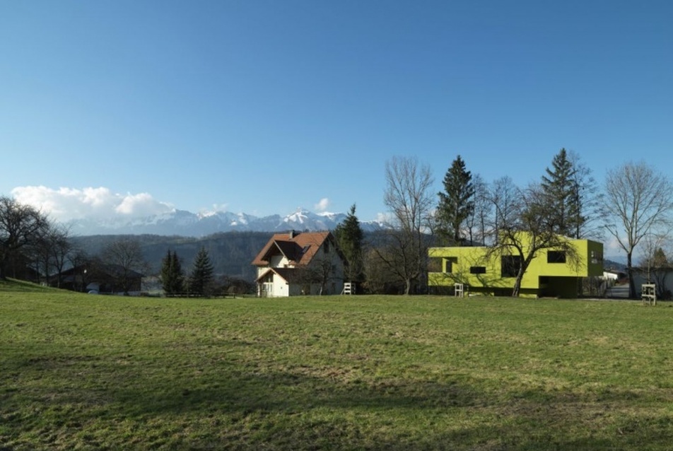 Grünes Haus, Feldkirch - építészet: Matthias Hein, Juri Troy, fotó: Robert Fessler