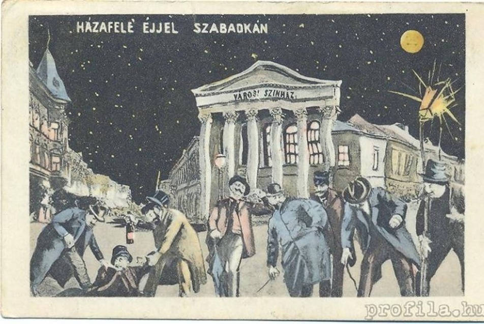 Hazafelé éjjel Szabadkán