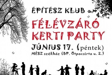 Félévzáró kerti parti