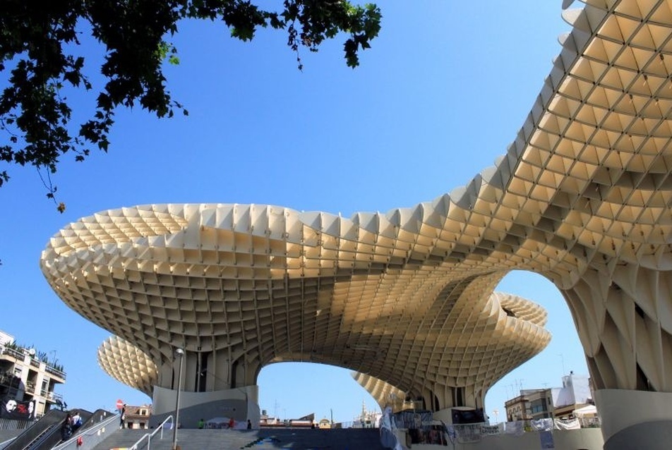 Gigantikus napernyő: Metropol Parasol, Sevilla