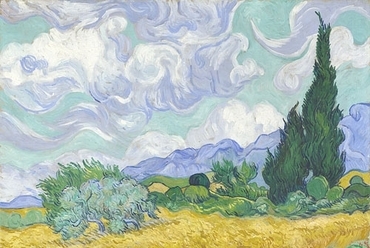 Vincent Van Gogh: Búzamező ciprusokkal