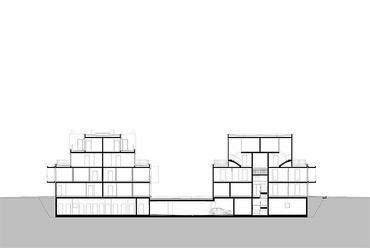 ERZ (hERZberg) lakóegyüttes, tervezők: AllesWirdGut Architektur ZT GmbH, feld72 architekten ZT GmbH, fotó: Hertha Hurnaus