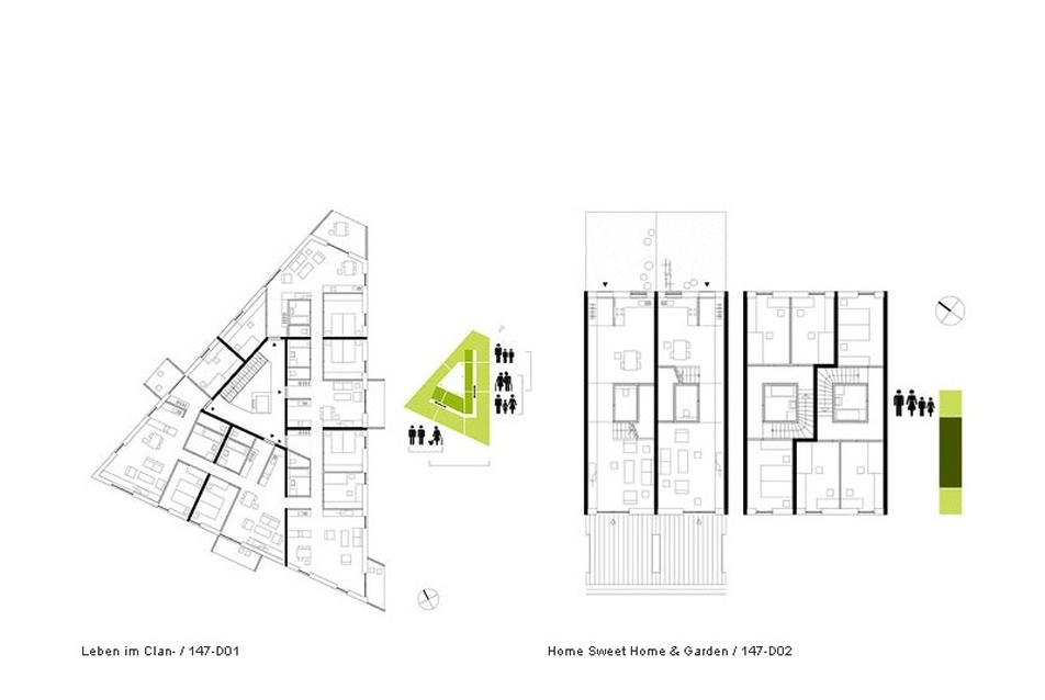 ERZ (hERZberg) lakóegyüttes, tervezők: AllesWirdGut Architektur ZT GmbH, feld72 architekten ZT GmbH