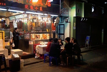 Hongkong. Utcai kifőzde - fotó: Bérces László