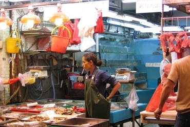 Hongkong. Utcai halárus - fotó: Bérces László