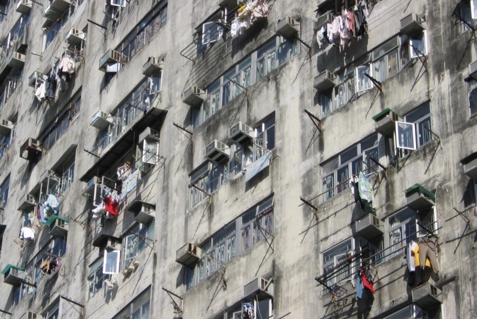 Hongkong. Légkondik - fotó: Bérces László