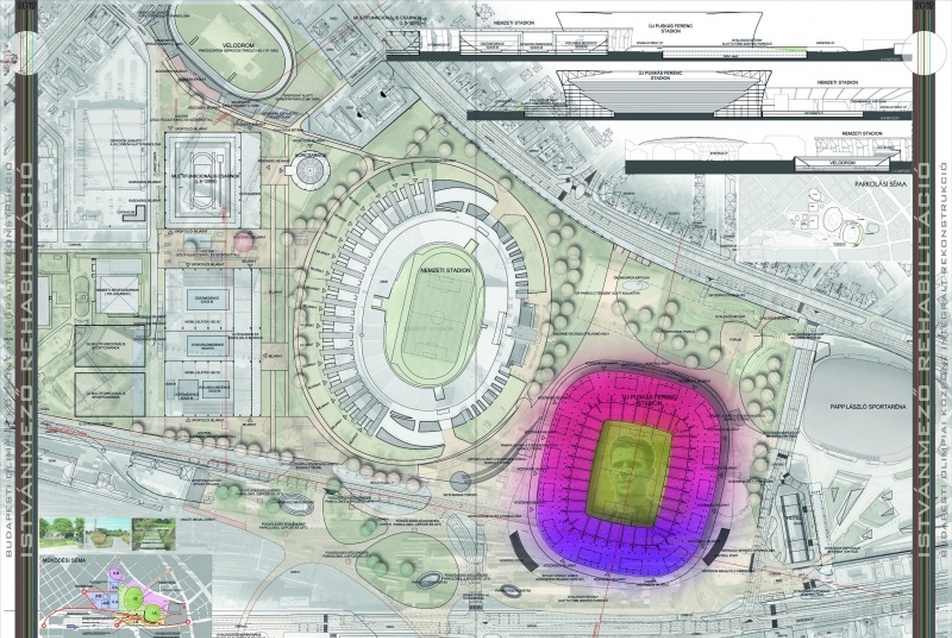 "Istvánmező  rehabilitációs programja" ötletpályázat – kiemelt megvételben   részesített pályamű, tervezők: Kovács Csaba, Ferik Tünde, Ásztai Bálint,  Vass-Eysen Áron,  Kéthelyi Márton
