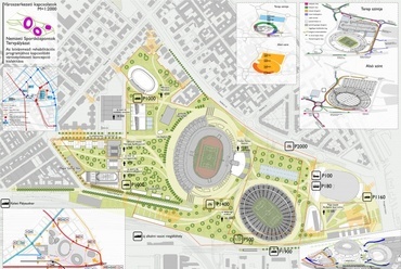 Madzin Attila, Koszorú Lajos és munkatársainak megvételben részesült terve a a Puskás Stadionra és környékére