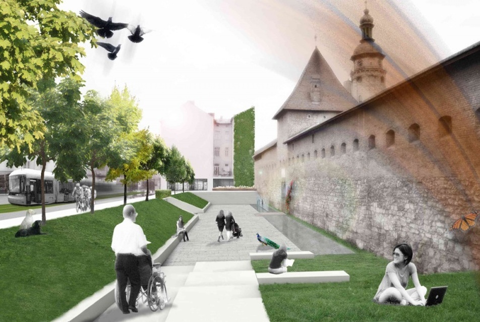 Magyar építészek I. díjas terve alapján újulhat meg a lembergi Bernardinus monostor környezete