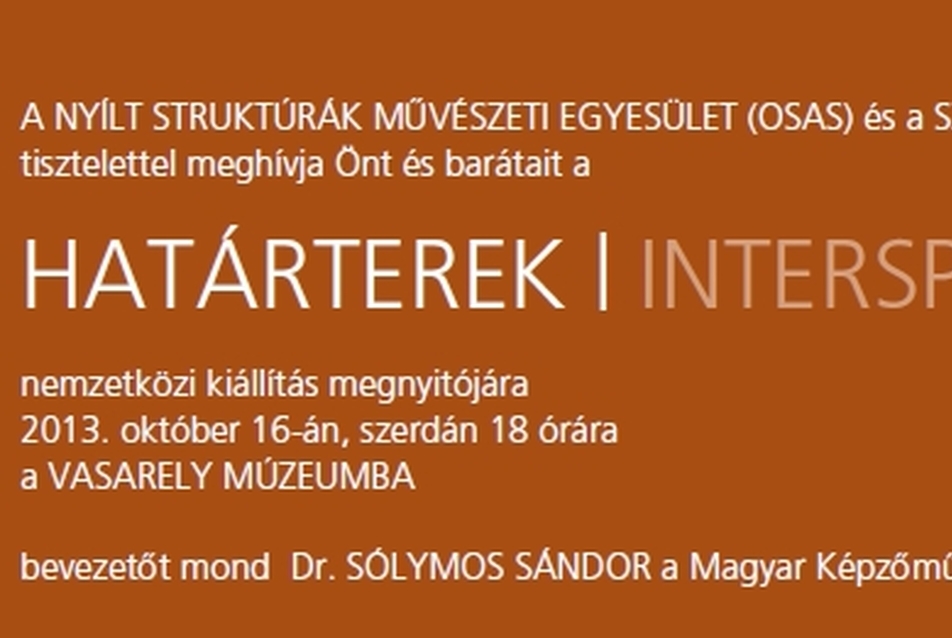 Határterek I Interspaces