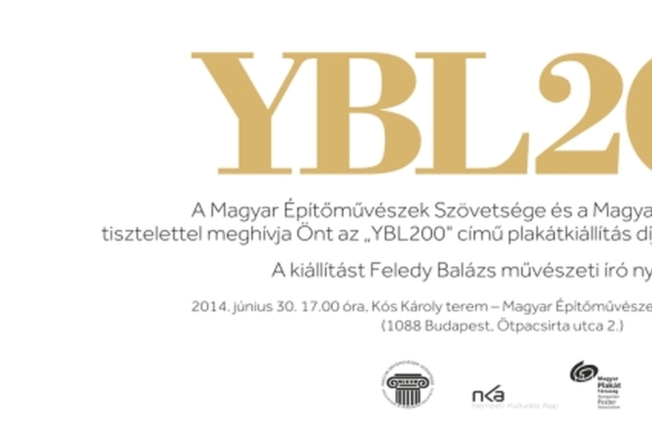 Ybl200 plakátkiállítás és díjátadó
