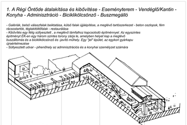 1. beavatkozás - axonometrikus skicc