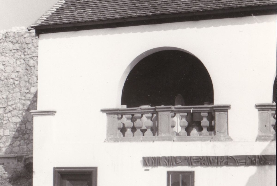 Siklós – Perényi loggia, 1977, fotó: Kiss József