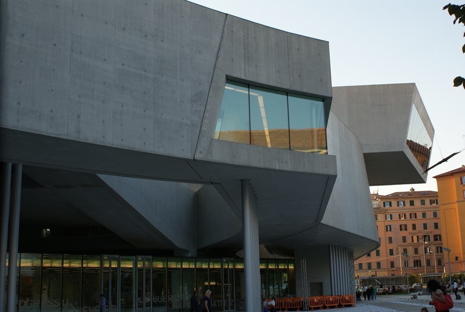 Zaha Hadid: MAXXI, Róma. A szerző felvétele