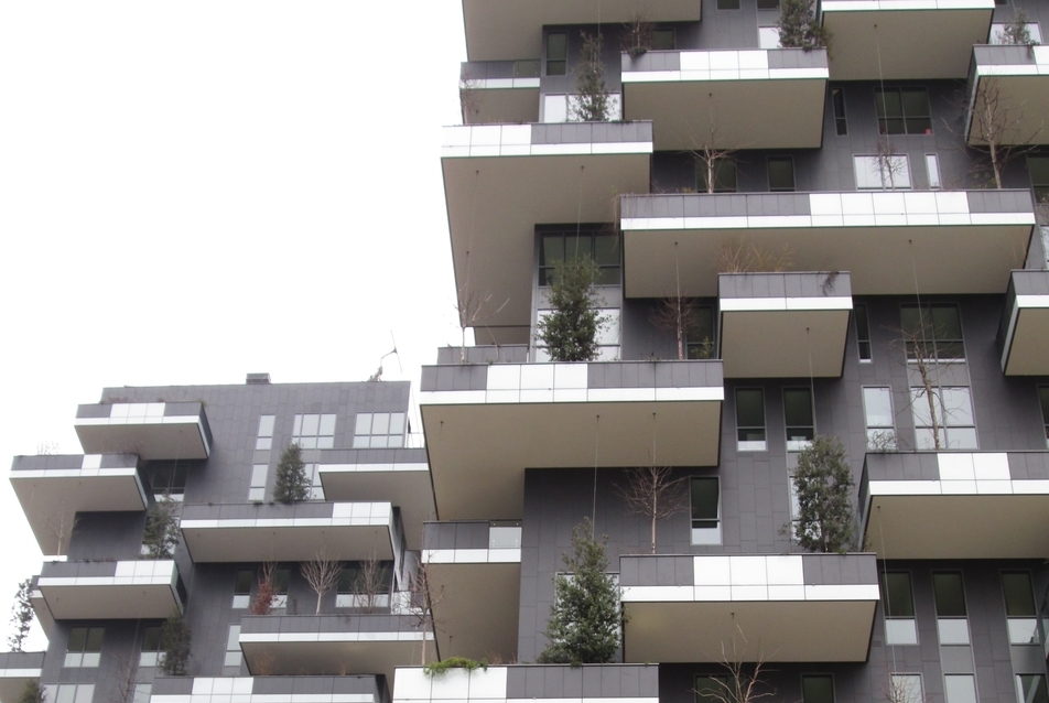 Stefano Boeri: Bosco Verticale, Milánó - Porta Nuova. A szerző felvétele