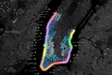 Holcim Globális Fenntartható Építészet Díj - bronzérem 2015 - Dryline New York - terv: Bjarke Ingels Group és One Architecture 