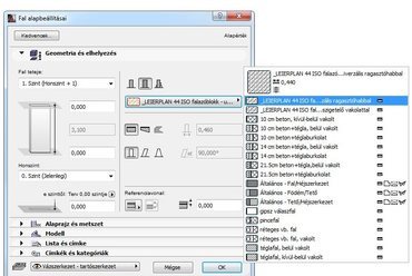 Leier termék portfólió ArchiCAD-ben