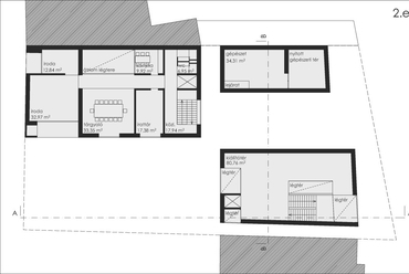 2. emeleti alaprajz - Arch-Stúdió Ybl Emlékház terv