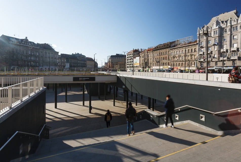 Baross tér felszín - 4-es metró - fotó: Horváth Dániel 