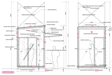 metszetek - Budapest Box ötletpályázat - Poós Tamara és Máté Tamás terve