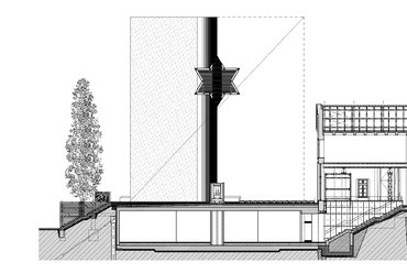 metszet - Sorsok Háza - vezető tervező: F. Kovács Attila