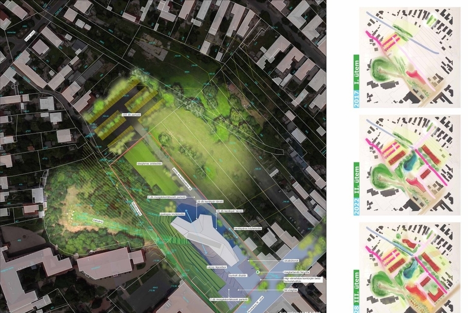 tabló - Törökbálint új Városháza tervpályázat - a Nartarchitects terve