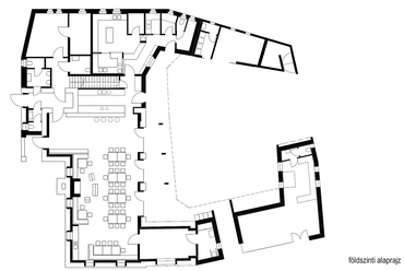 földszinti alaprajz - Galyatető Turista Centrum - építészet: Nartarchitects