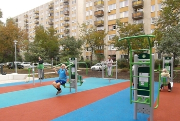 Fitnesz tér a felújítást követően