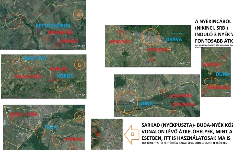 Átkelőhelyek vizsgálata (Nyék - Budapest, Nyékinca - Nyék között) kép: Kiss József