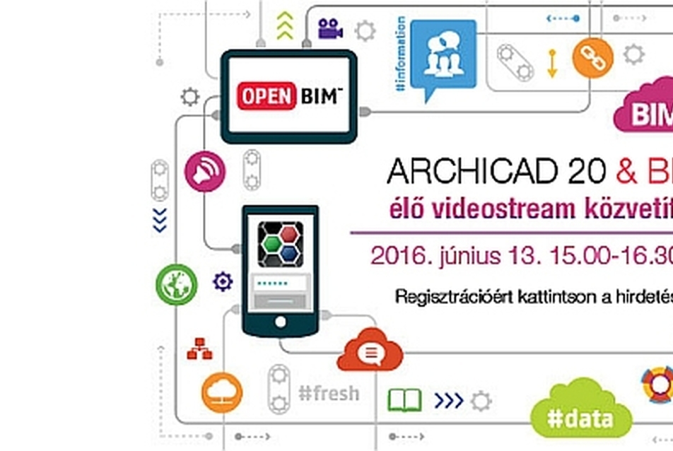 Élő videostream közvetítés a GRAPHISOFT szakmai újdonságairól