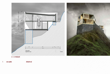 metszet és látvány - építész: Juhász Norbert