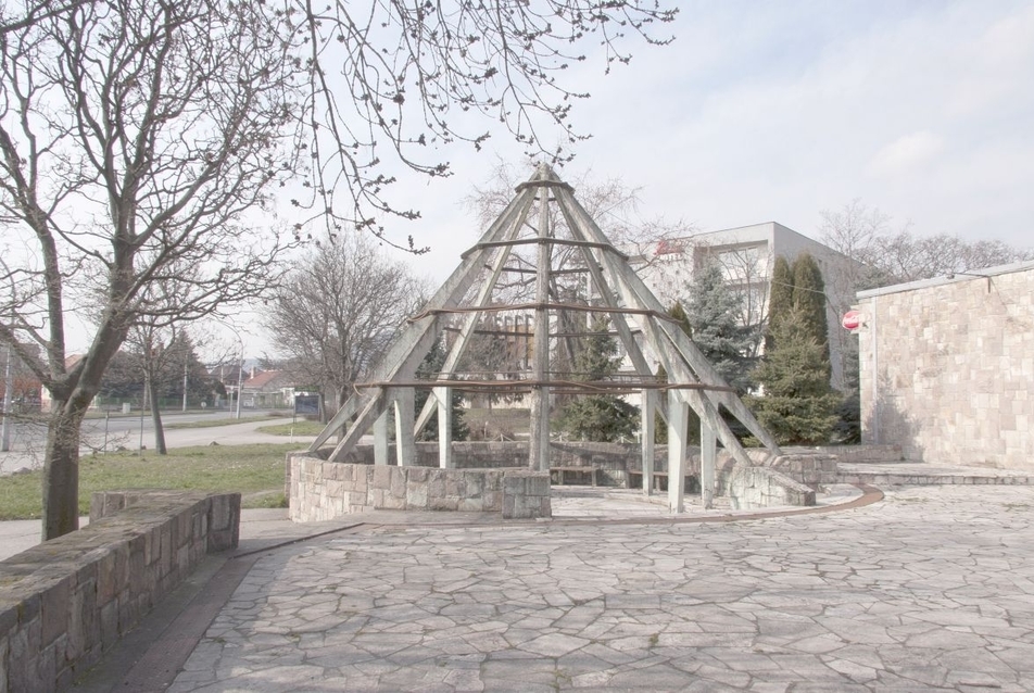 Olympia étterem - fő- és oldalhomlokzatok, valamint a pavilon - 1960-as évek - forrás: Magyar Építészeti Múzeum