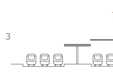 Graz Hauptbahnhof - tervek. Forrás: Zechner & Zechner 