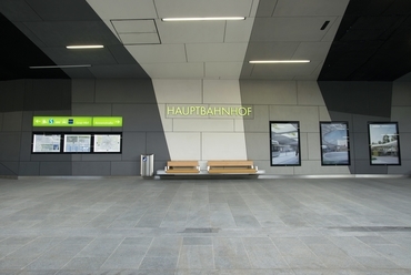 Graz Hauptbahnhof - villamosalagút. Forrás: Zechner & Zechner 