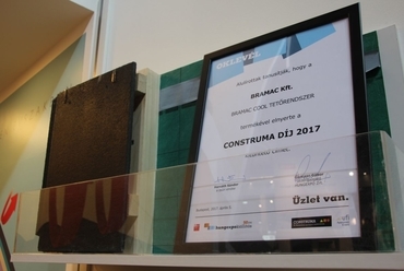 Bramac Cool tetőrendszer Construma 2017 nagydíjas