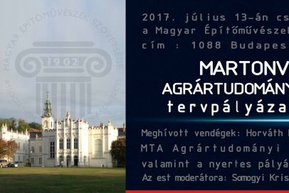 Martonvásár MTA Agrártudományi Kutatási Tömb tervismertetés