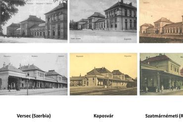 korabeli képeslapok - fotó: MÁV SzK Zrt. MTÜ Archívum, Thúróczy László képeslapgyűjteménye