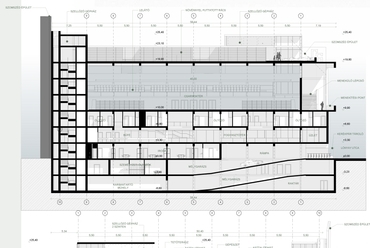 Hosszmetszetek - építész: Rosta S. Csaba, Szabó Renáta