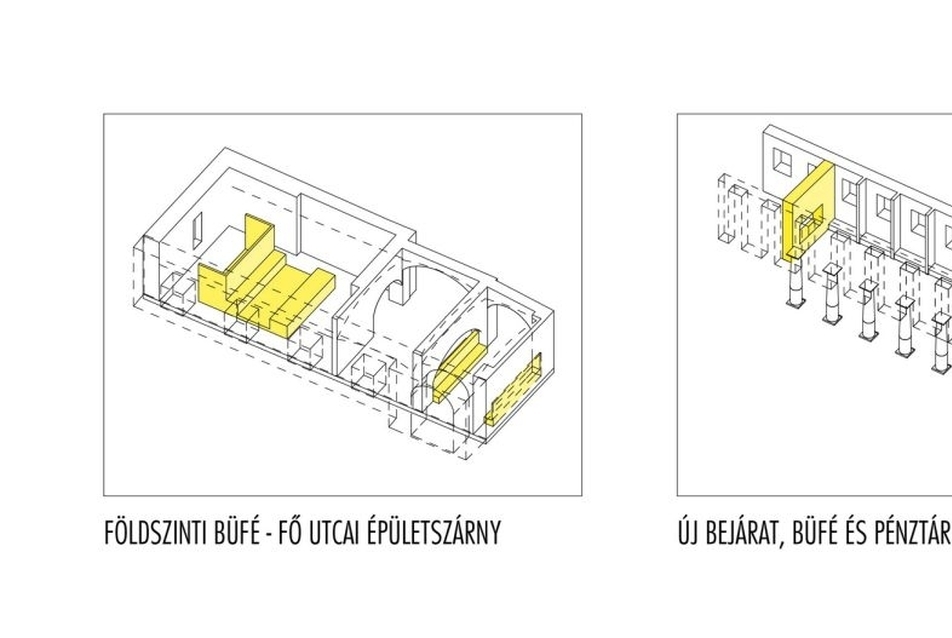 Axonometria - építész: Gereben Péter, Marián Balázs DLA 