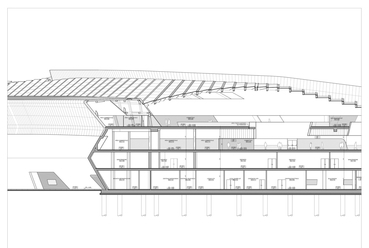 Nápoly-Afragola állomás - építész: Zaha Hadid