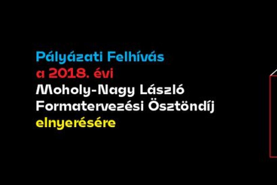 Meghirdették a 2018-as Moholy-Nagy Formatervezési Ösztöndíjpályázatot