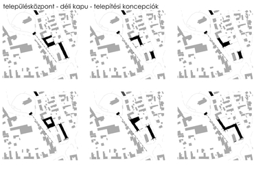 Telepítési koncepció - építész: Mikus László