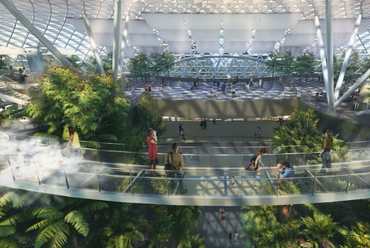 Szingapúr-Changi repülőtér bővítés - építész: Moshe Safdie