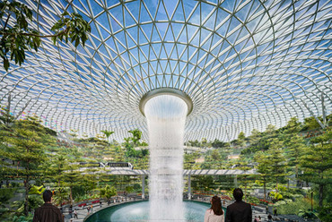 Szingapúr-Changi repülőtér bővítés - építész: Moshe Safdie